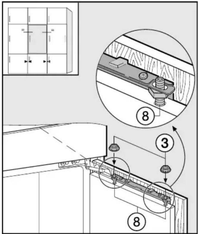 MIELE K 35282 iDF LI - Möbeltür montieren - 6