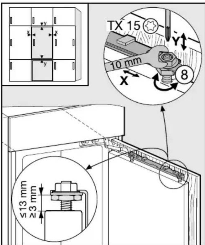 MIELE K 35282 iDF LI - Möbeltür montieren - 7