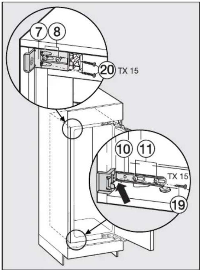 MIELE K 34272 iD LI - Kältegerät in der Nische befestigen - 2
