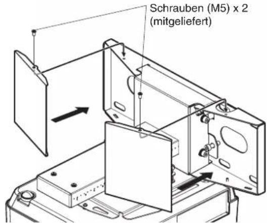 Schrauben (M5) x 2 (mitgeliefert)