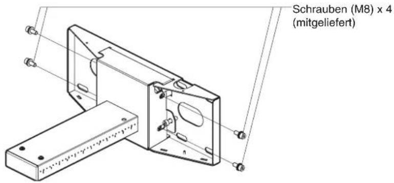 Schrauben (M8) x 4 (mitgeliefert)