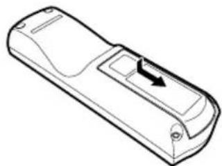 CANON REALiS SX60 - Installing Remote Control Batteries - 1