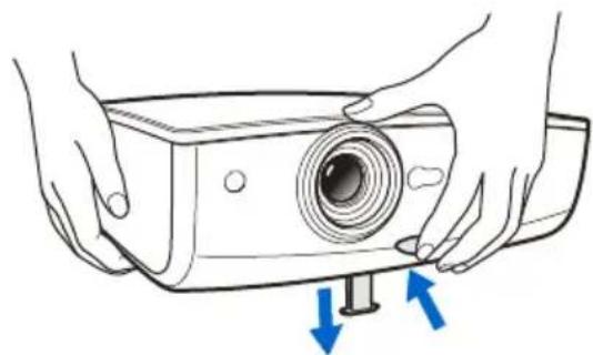 CANON XEED SX800 - ■ When Pointing the Projector Up - 1