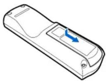 CANON XEED SX800 - ■ Installing Remote Control Batteries - 1
