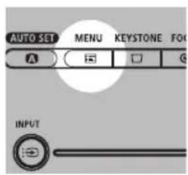 AUTO SET MENU KEYSTONE FO A G C INPUT