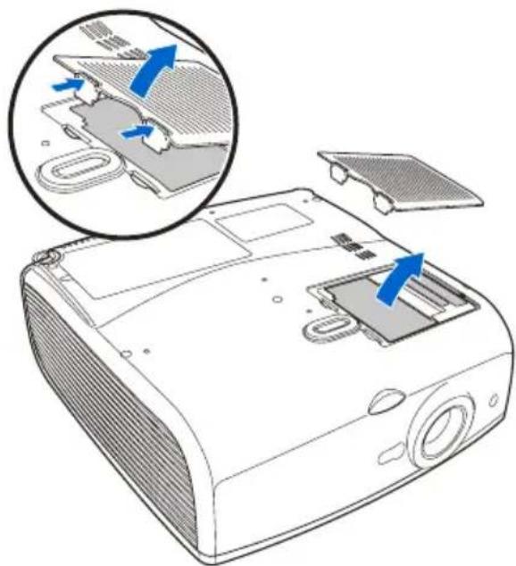 CANON XEED SX800 - ■ Replacing the Air Filter - 1