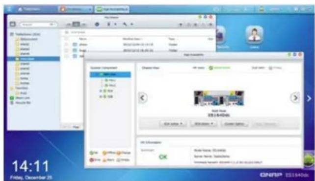 QNAP CTL-EJ1600-V2-FAN - Multitasking vs. customized desktop - 2