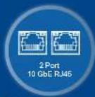 QNAP CTL-EJ1600-V2-FAN - Built-in Intel® XL710 4 x 10 GbE SFP+ network interface - 1