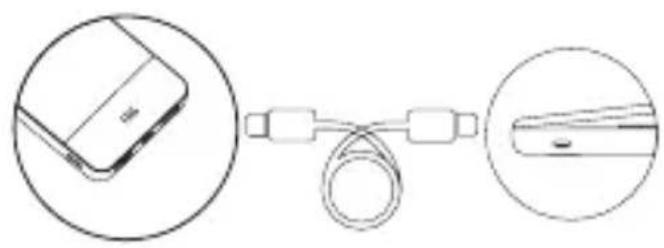 XLayer X-Charger - Laden mit einem freien USB- oder Typ C-Anschluss an Ihrem Computer: - 2