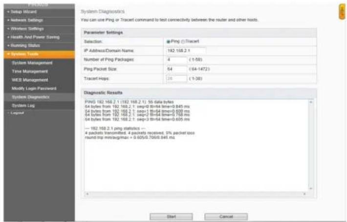Phicomm FIR151B - System Diagnostics - 1