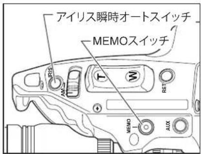 アイリス瞬時オートスイッチ MEMOスイッチ T W RET MEMO AUX