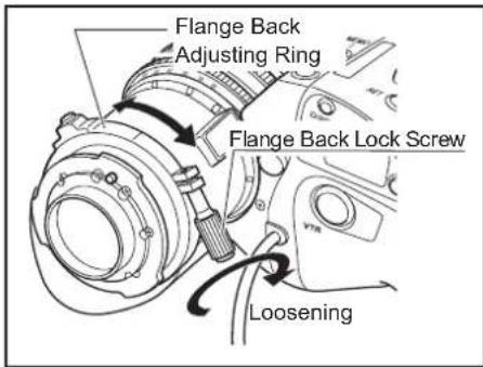 Flange Back Adjusting Ring Flange Back Lock Screw Loosening