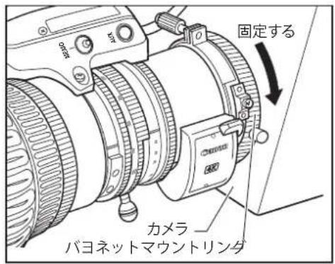 固定する カメラ バヨネットマウントリンダ