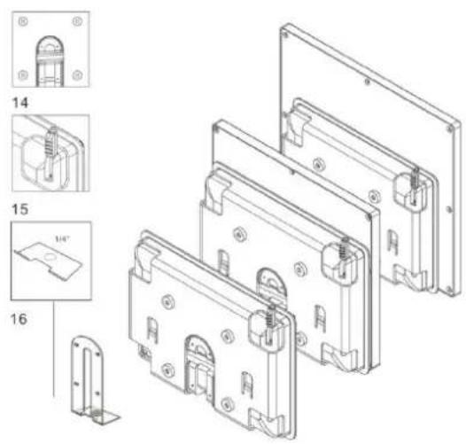 Faytech 8 inch - COMPONENTS: - 1