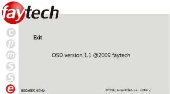 Faytech 8 inch - - Einstellungen - 1