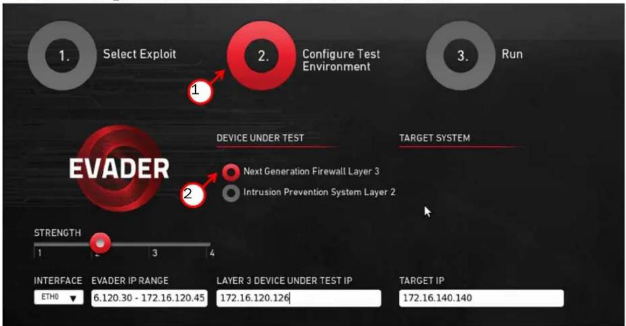 MCAFEE Evader - ▼ To run Evader in a layer 3 setup - 1