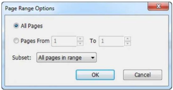 Foxit PDF Toolkit - Page Range Opons - 1