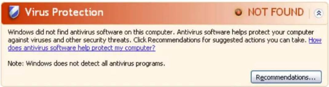 AVIRA Internet Security - Virus protection NOT FOUND - 1