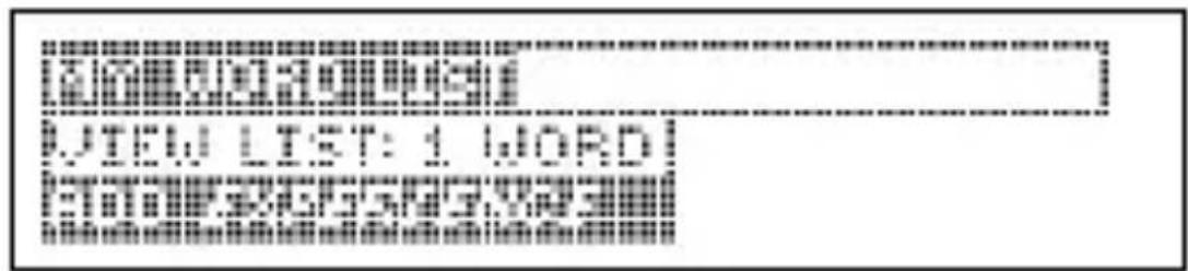 VIEW LIST: 1 WORD HOME Messaging