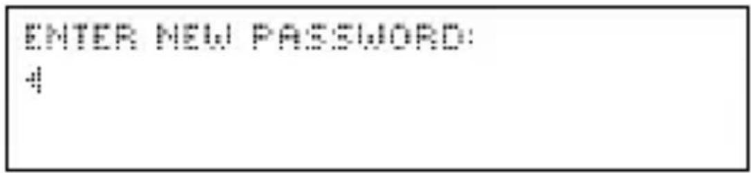 ENTER NEW PASSWORD: 41