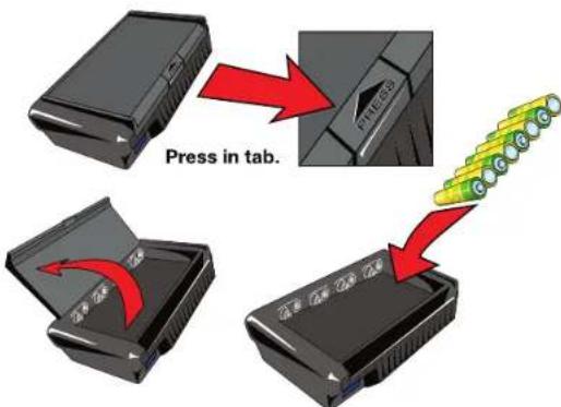 Press in tab.