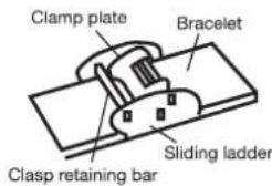 Lambretta Cielo Mesh - UNLOCK CLASP AND SLIDE INTO PLACE - 2
