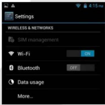 GOCLEVER FONE 570Q - Ustawienia systemowe - 1