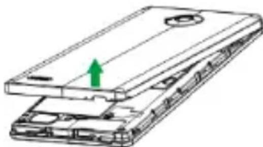 HAIER L50 - Removing the Battery Cover - 1