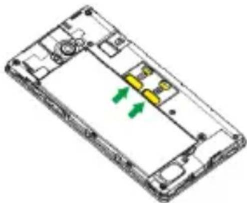 HAIER L50 - Installing the SIM Card - 1