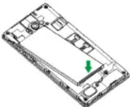 HAIER L50 - Installing the Battery - 1