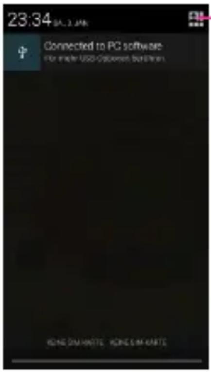HAIER L50 - Statusleiste - 1