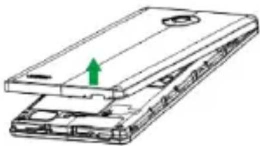 HAIER L50 - Akkuabdeckung entfernen - 1