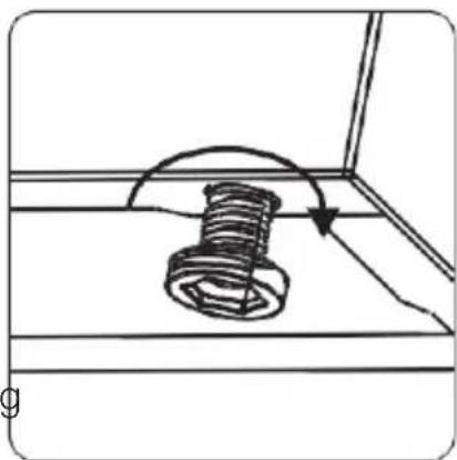 Montpellier MDG600LW - Adjusting the feet - 1