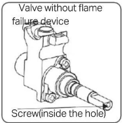 Montpellier MDG600LW - Adjusting the minimum flame position: - 2