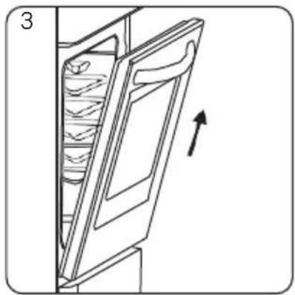 Montpellier MDG500LS - Removal of oven door - 3
