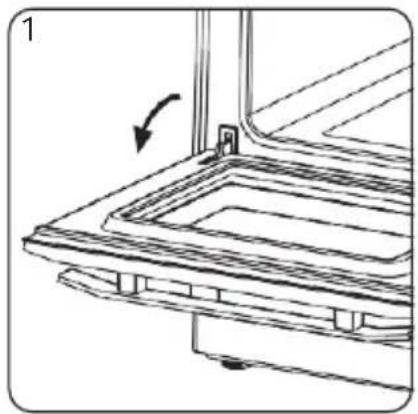 Montpellier MDG500LS - Removal of oven door - 1