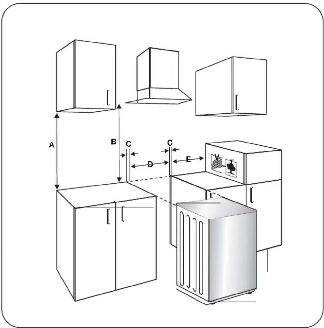 Montpellier MDG500LS - Installation of the Cooker - 1