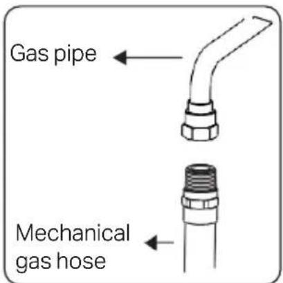 Montpellier MDG500LS - Assembly of gas supply and leakage check - 4