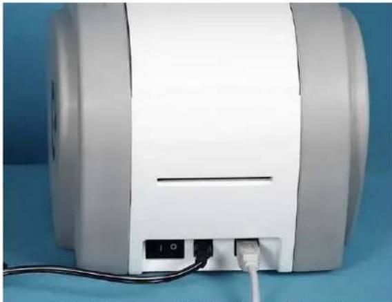 iDP SMART30-D - Please connect a power supply to the printer. - 1