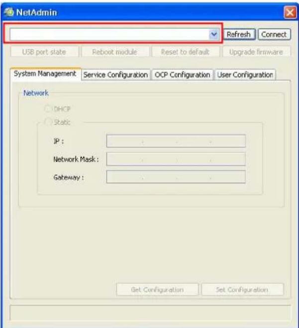 iDP SMART30-D - NetAdmin is run as the Pic74 after turning on SMART-50 network printer. - 1