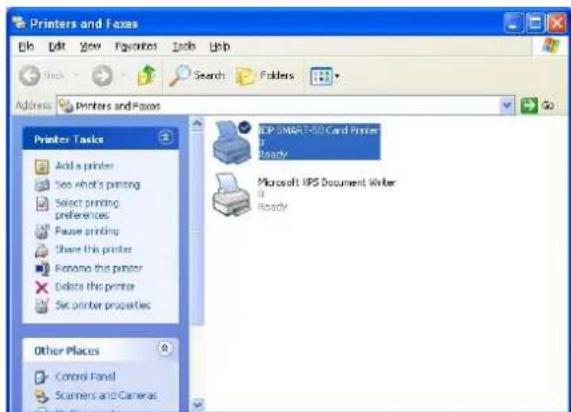 iDP SMART30-D - Checking printer properties - 1