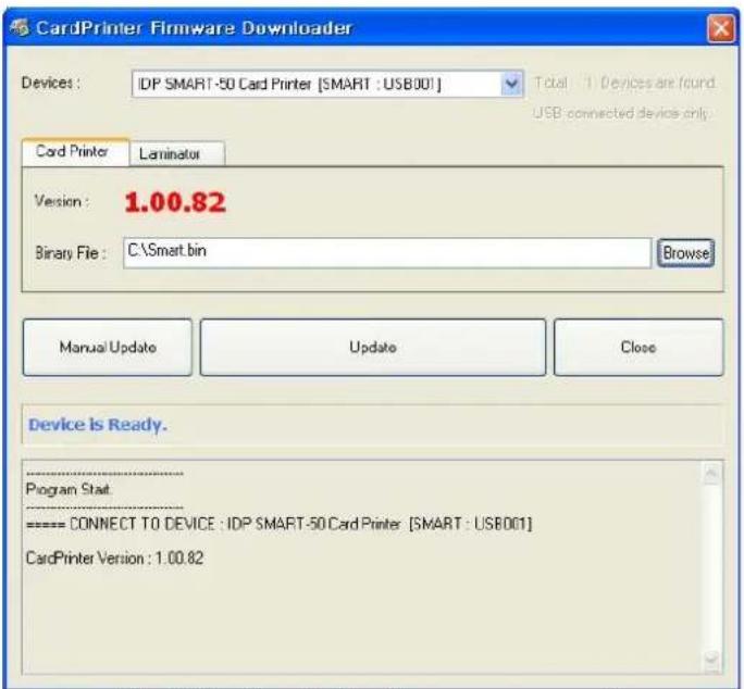 iDP SMART30-D - Card Printer Firm-ware Upgrade. - 1