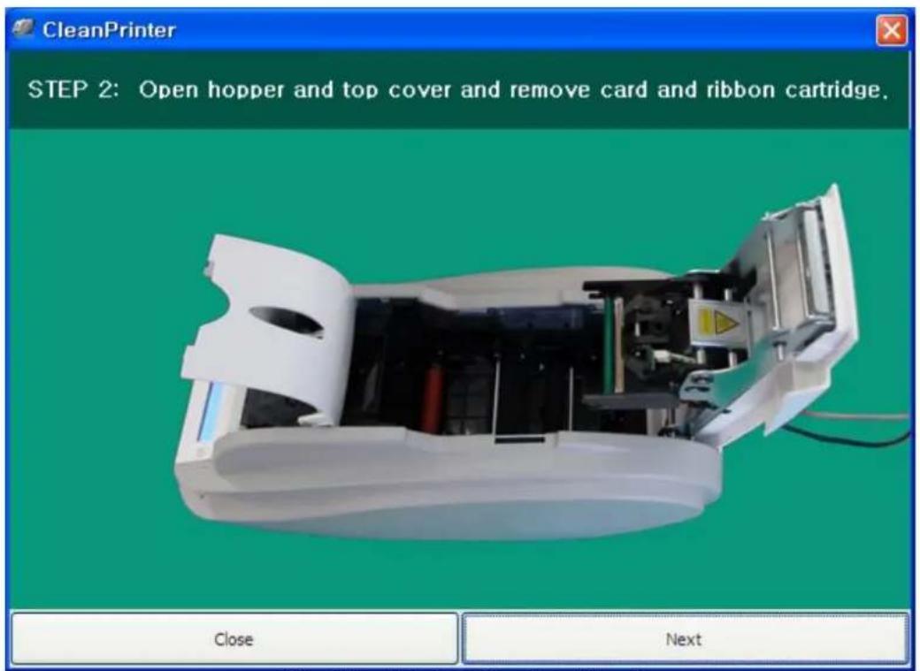 iDP SMART30-D - Cleaning the printer - 4