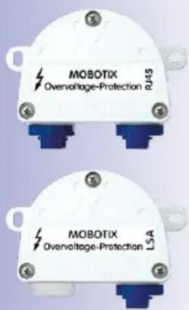 Mobotix Q25 - Preparing the Camera Connections, MX-Overvoltage-Protection-Box - 1