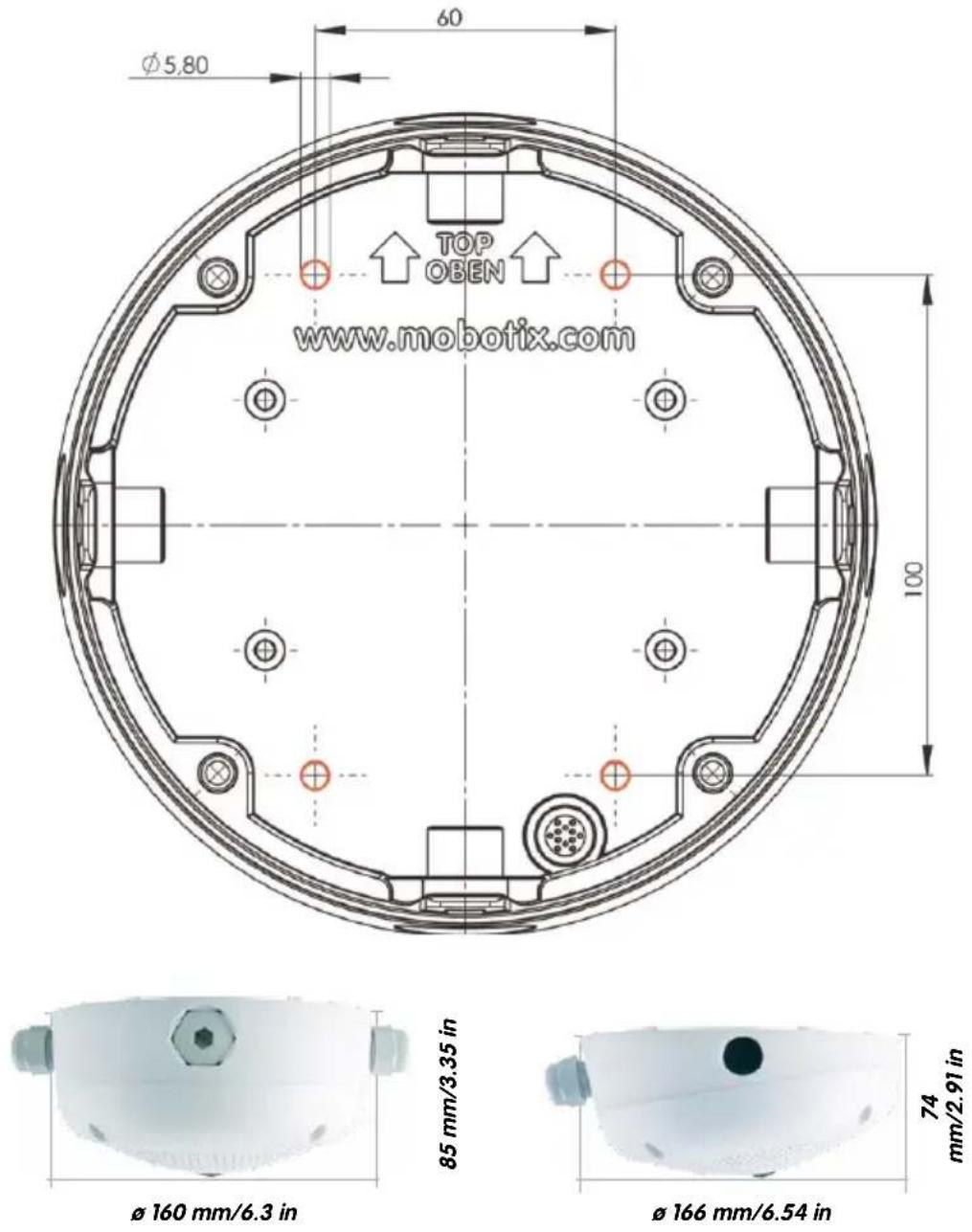 Mobotix Q25 - Mounting Kits and Mounts - 2