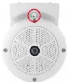 Mobotix Q25 - Converting to a wall mount (simulation of On-Wall set with 10 deg. tilt) - 6