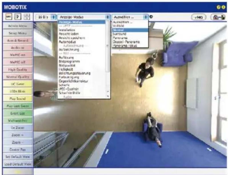 Mobotix Q25 - Ceiling-Mounted: Set North (User-Defined North Direction) - 1