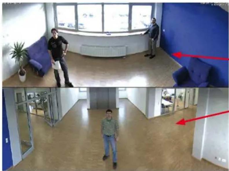 Mobotix Q25 - Double Panorama for a Simultaneous View in Two Directions (Ceiling-Mounted) - 1