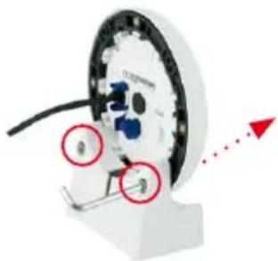 Mobotix Q25 - Converting to a wall mount (simulation of On-Wall set with 10 deg. tilt) - 1