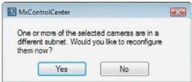 Mobotix Q25 - Reconfiguring Cameras in a Different Subnet - 1